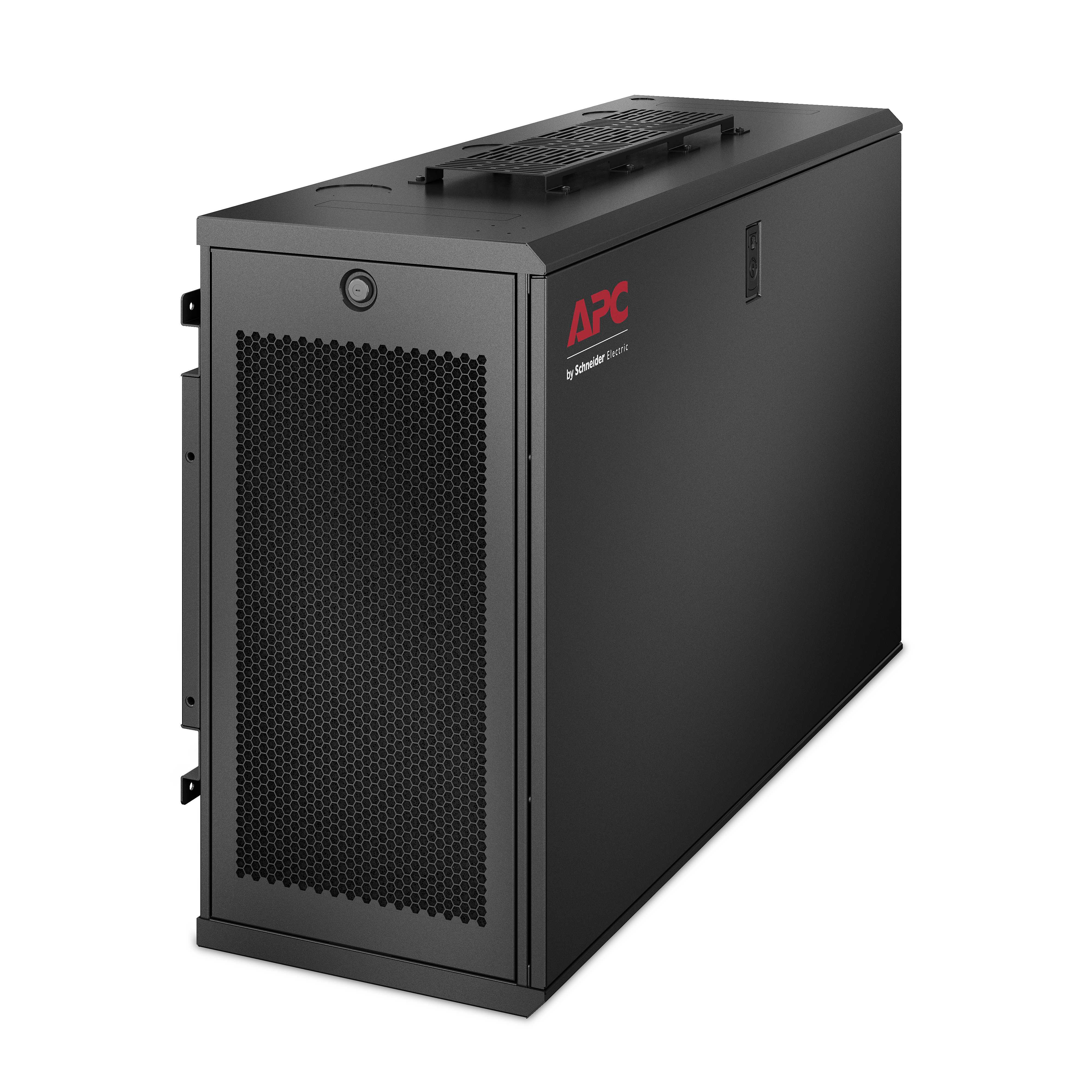 Schneider Electric - Netshelter 6U veggmontert 19" rack, inngang IEC 60320 C13, 230V