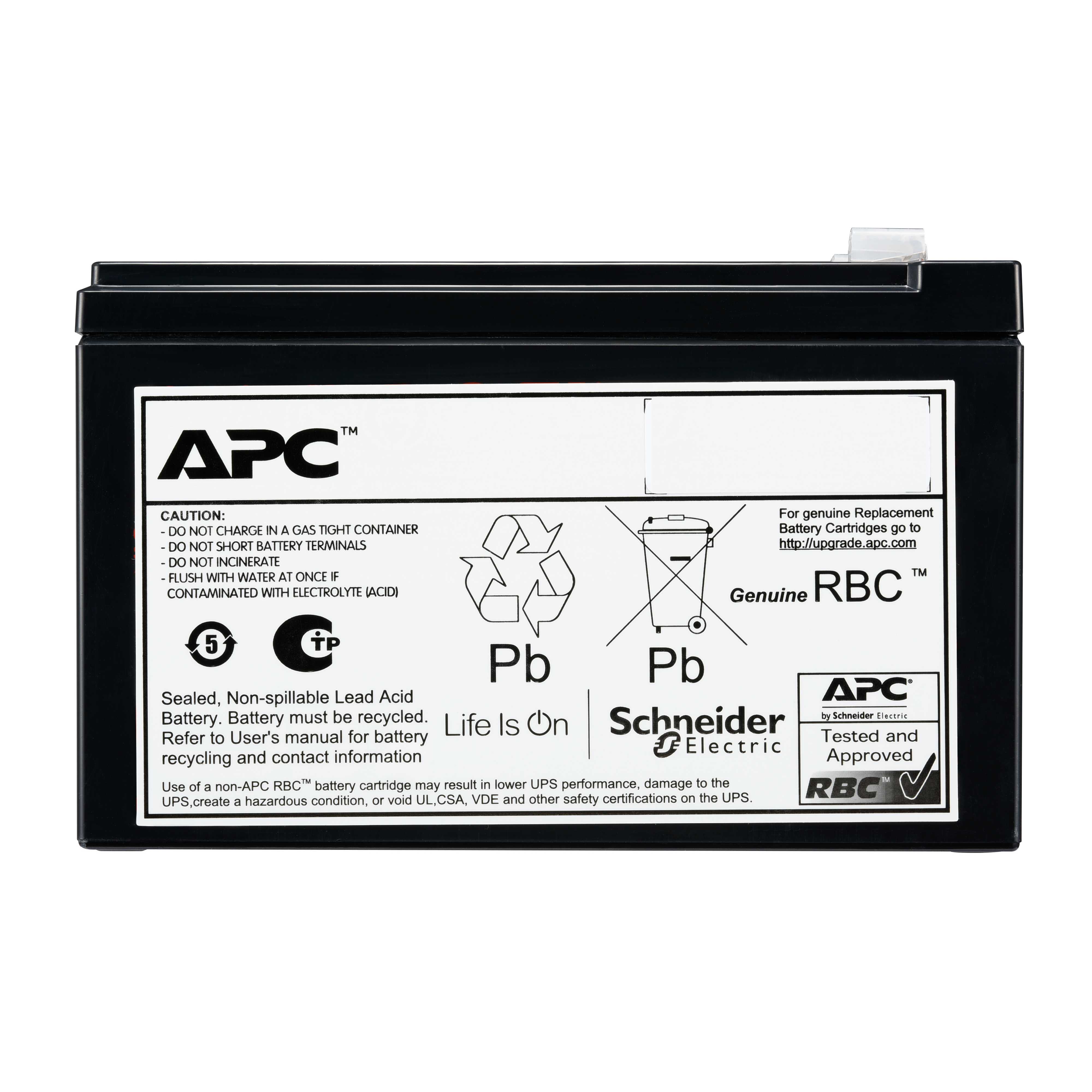 Schneider Electric - Easy Erstatnings Batt VRLA, 9Ah, 72V DC