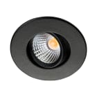 SG Armaturen - NANO TILT IN/OUT SORT 4W LED 2700K 36D, 240lm, Ra>90, SDCM:2, Klasse III, IP65, L70/B50>, 50.000