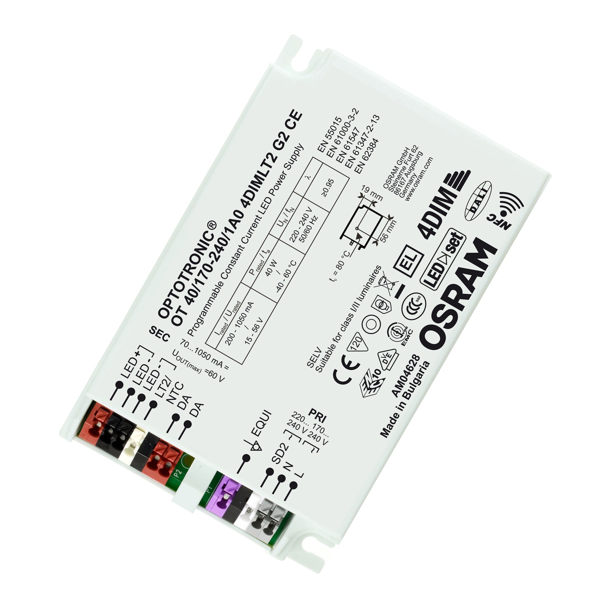 Ledvance - LED Driver 40W/1050mA  (StepDIM, AstroDIM, MainsDIM, DALI)