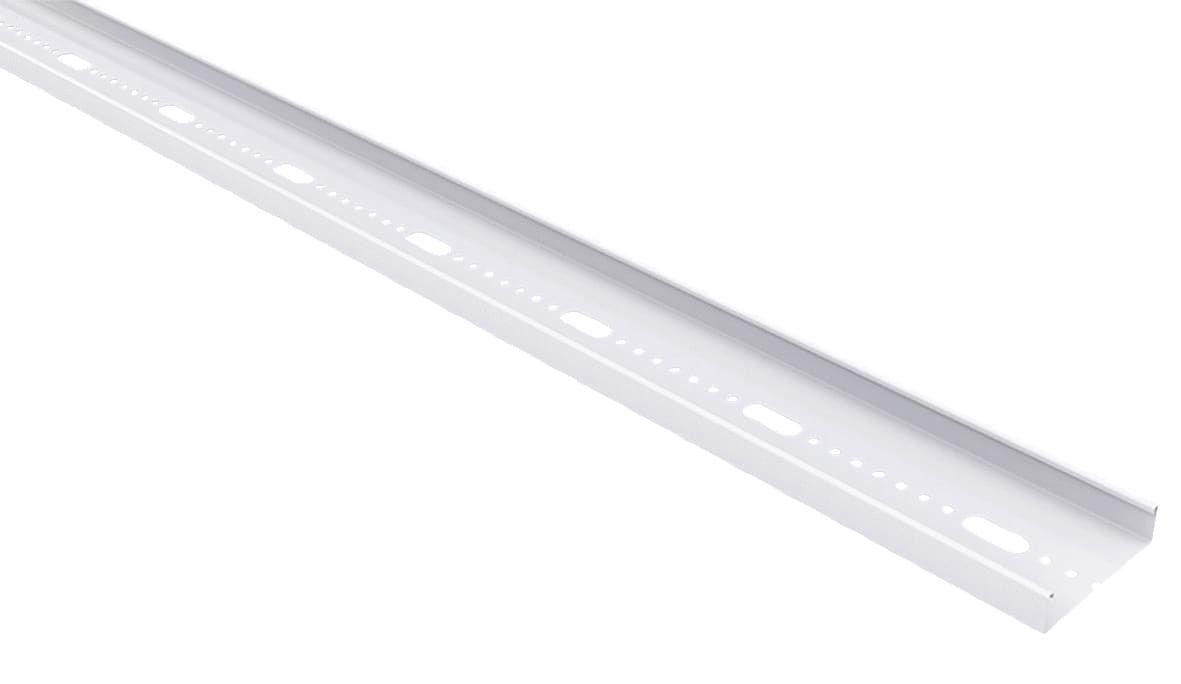 MP Bolagen - Armaturskinne 150mm L=3m Hvit MP-331V