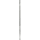 MP Bolagen - Montasjeskinne L=2,5m 15mm Alum MP-801A