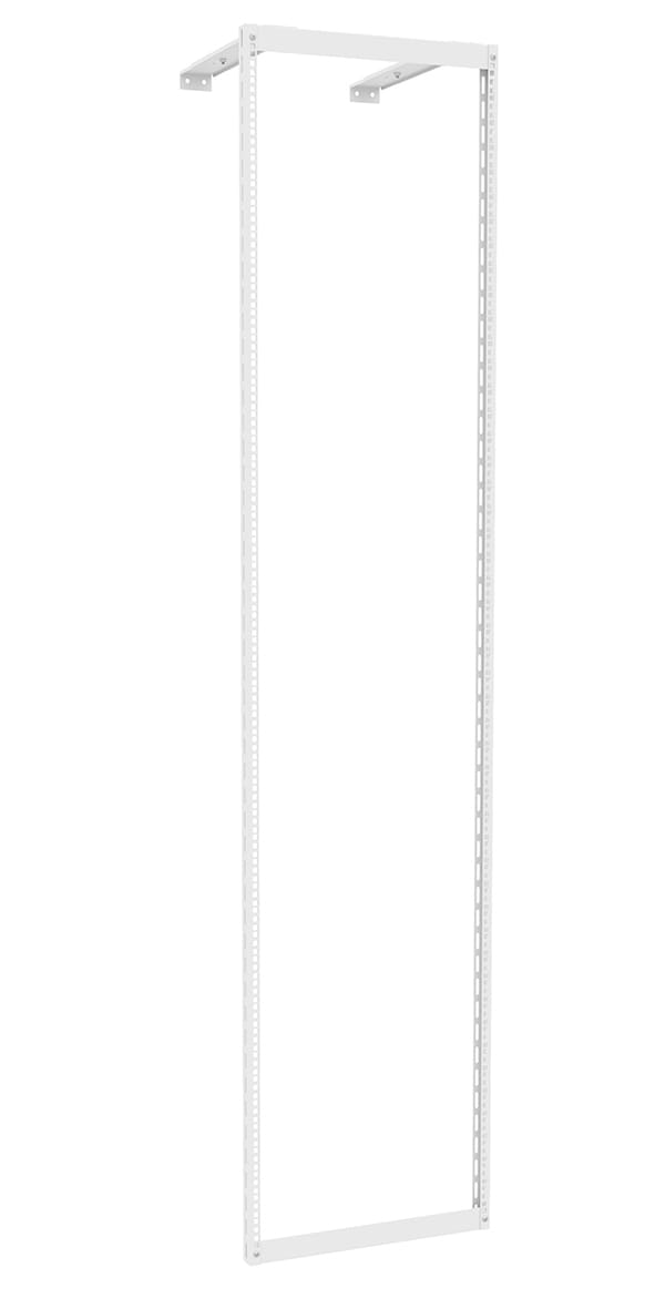MP Bolagen - Gulvstativ 19" D=350-600mm Hvit MP-852V