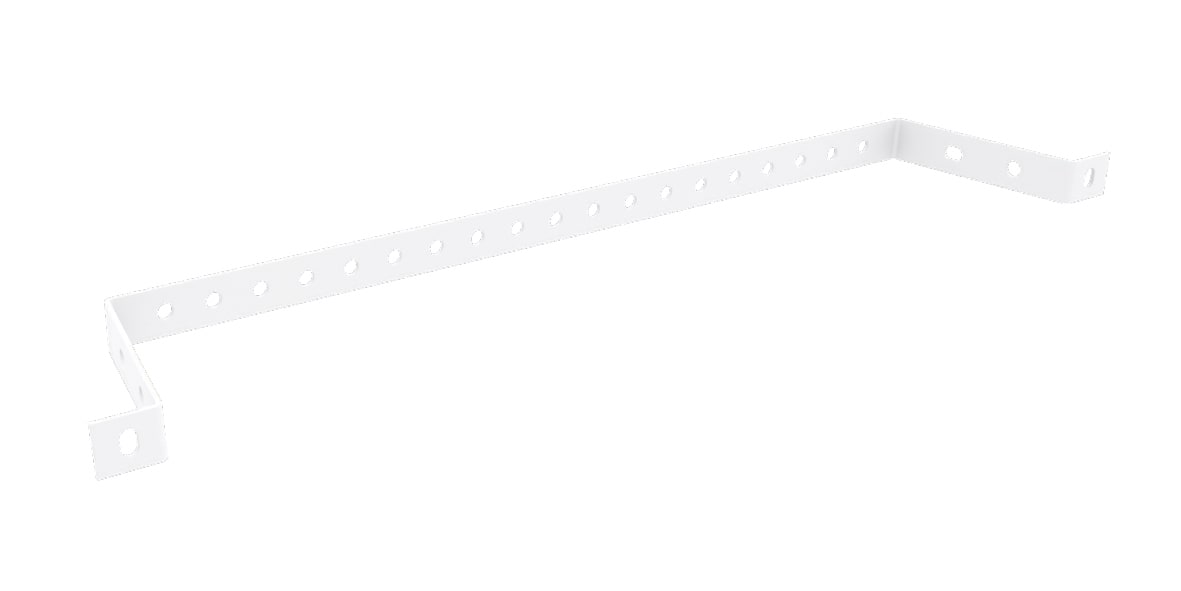 MP Bolagen - Kabelstøtte 19" Hvit MP-868V2