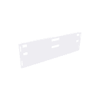 MP Bolagen - Festeplate 19" Hvit MP-871V