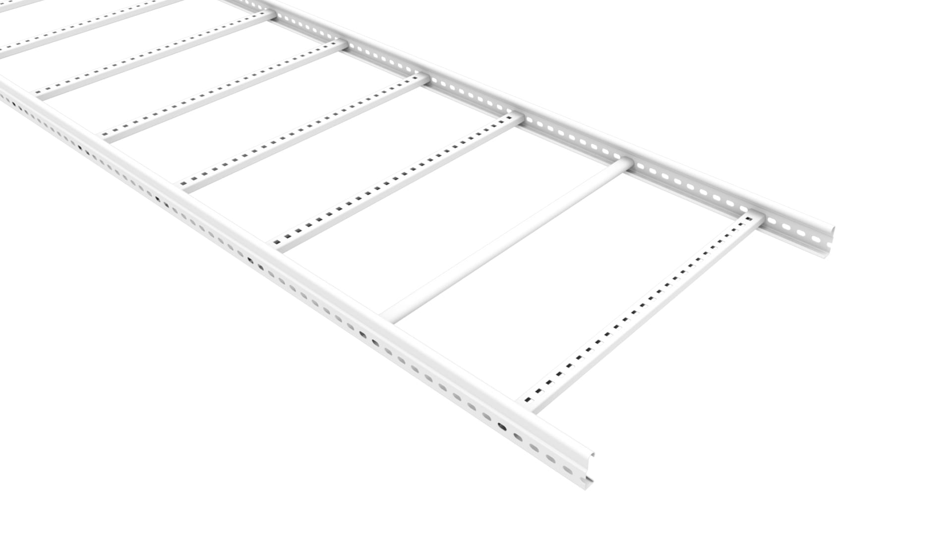 MP Bolagen - Kabelstige 600 Hvit 3m MP-106V