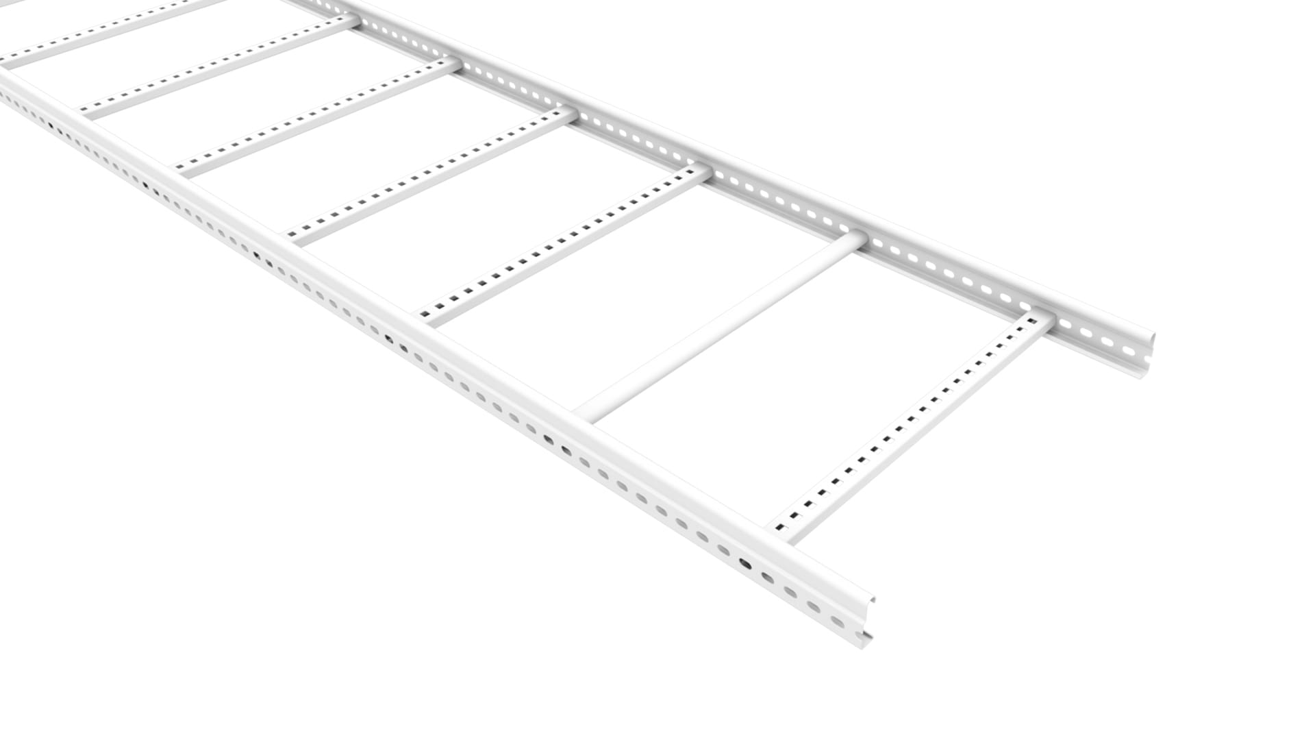 MP Bolagen - Kabelstige 500 Hvit 3m MP-105V