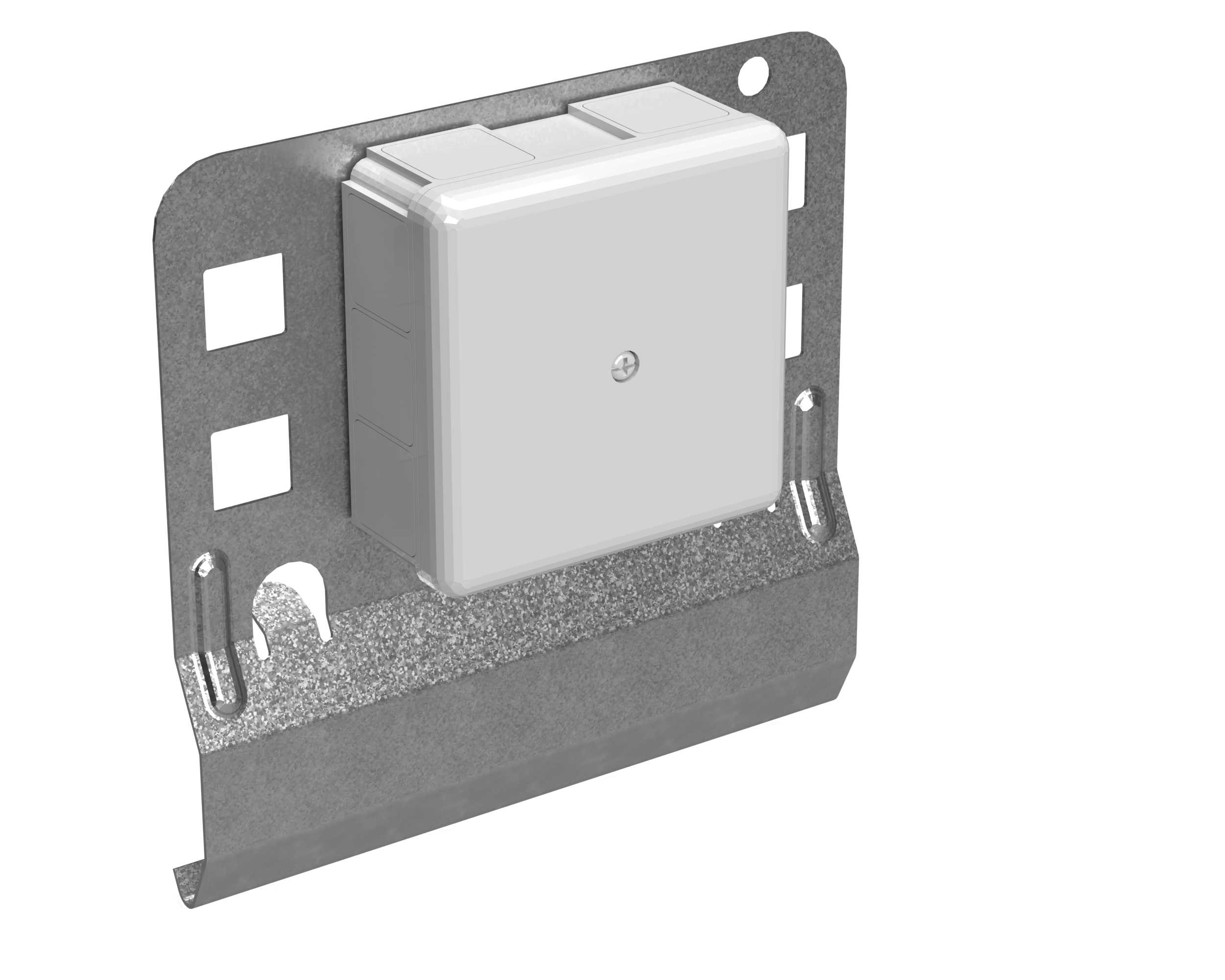 Wibe Group - Boks IP65 U-P+Plate 35S Fzv Montasjeplater med ferdigmonterte bokser og stikkontakter