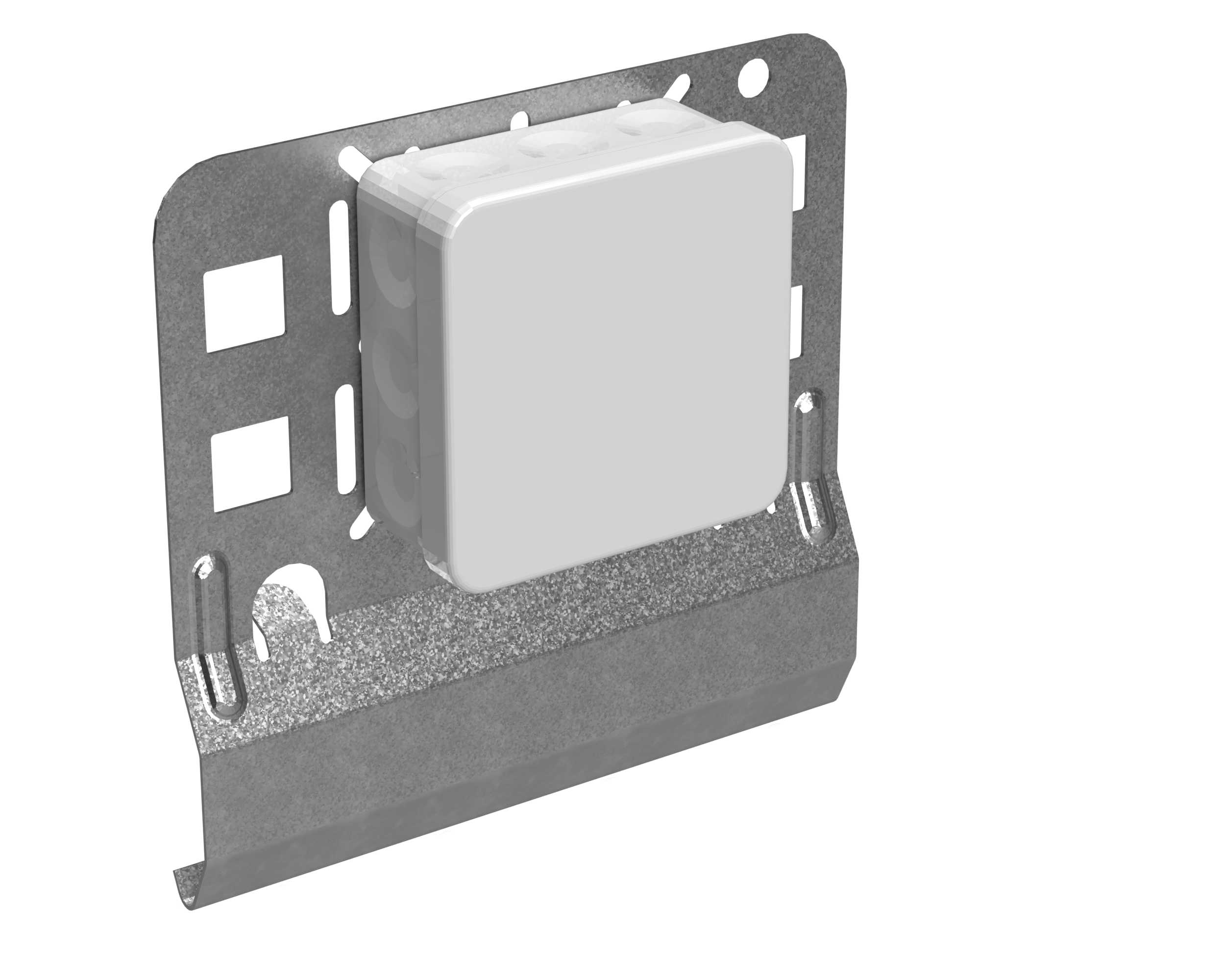 Wibe Group - Boks IP65 U-P+Plate 35S Fzv Montasjeplater med ferdigmonterte bokser og stikkontakter