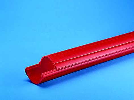 Norsk Wavin - SPLITTET RØR RØD 120MM