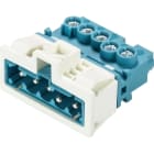 Wieland Electric GmbH - GST15i5 Chassis, Kontakt, Han, Skruklemme, Pastel Blå