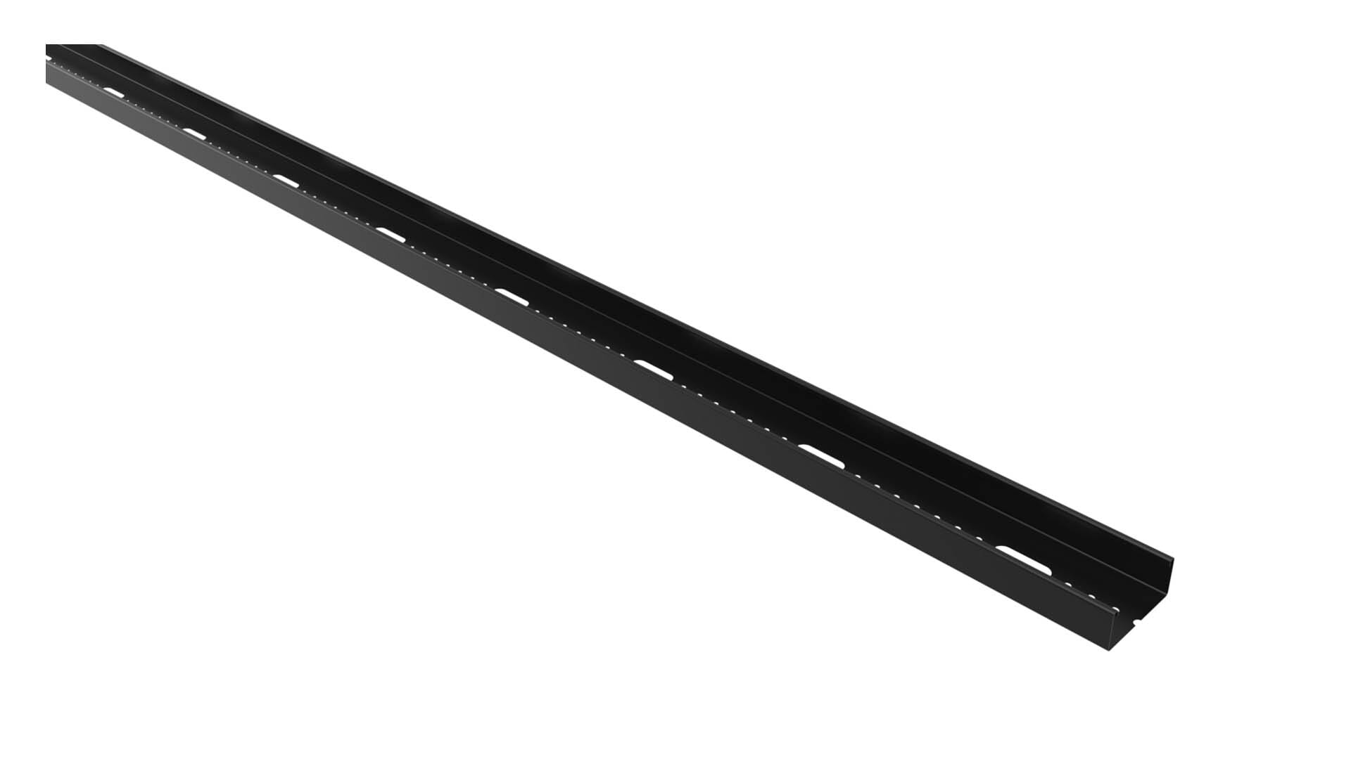 Elis Elektro AS - Armaturskinne 100mm L=3m Sort MP-321SV