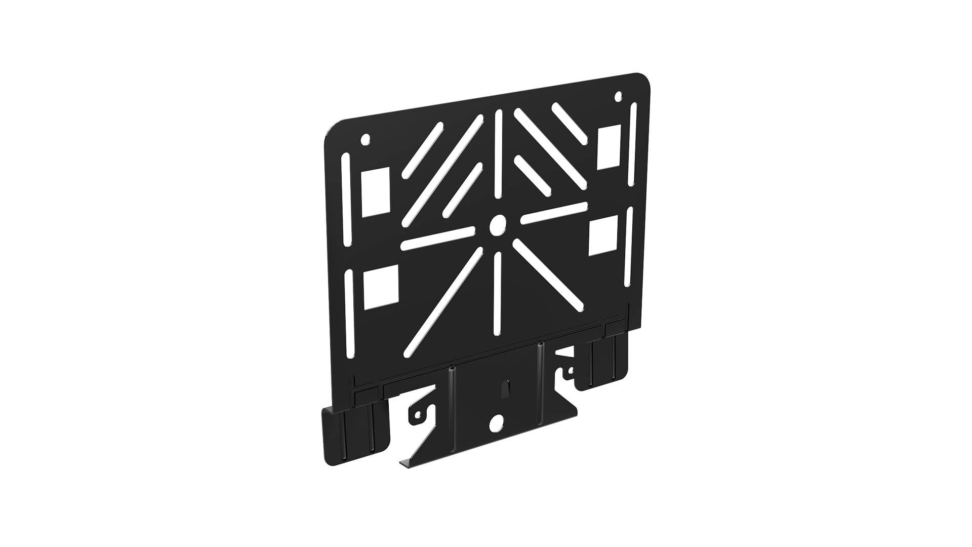 Elis Elektro AS - Festeplate 180x167 hull Sort MP-955SV