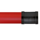Pipelife - 75 mm PP kabelrør SN8 6 m, rød