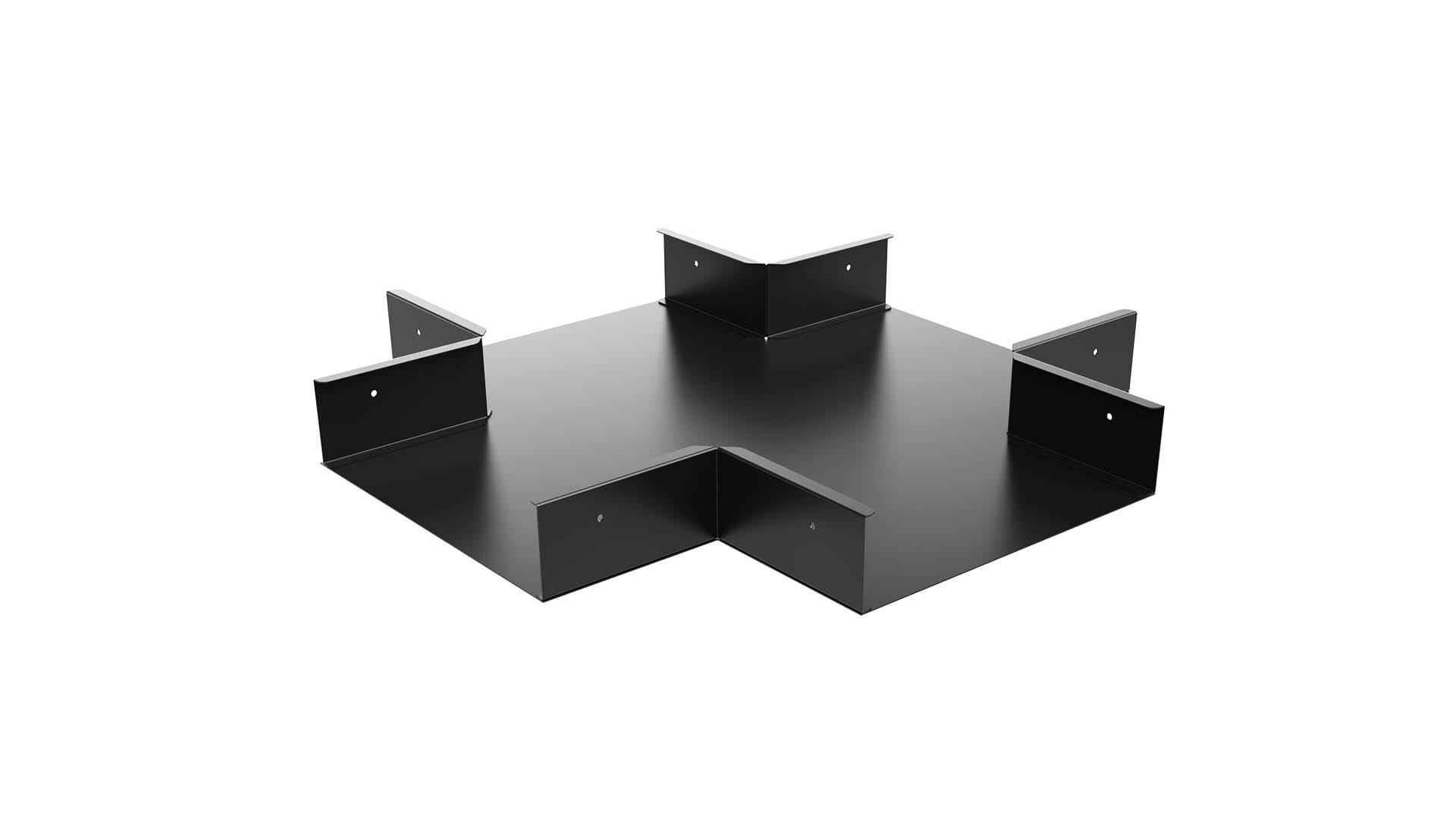 Elis Elektro AS - X-Avgrening 200mm bane Sort MP-449SV