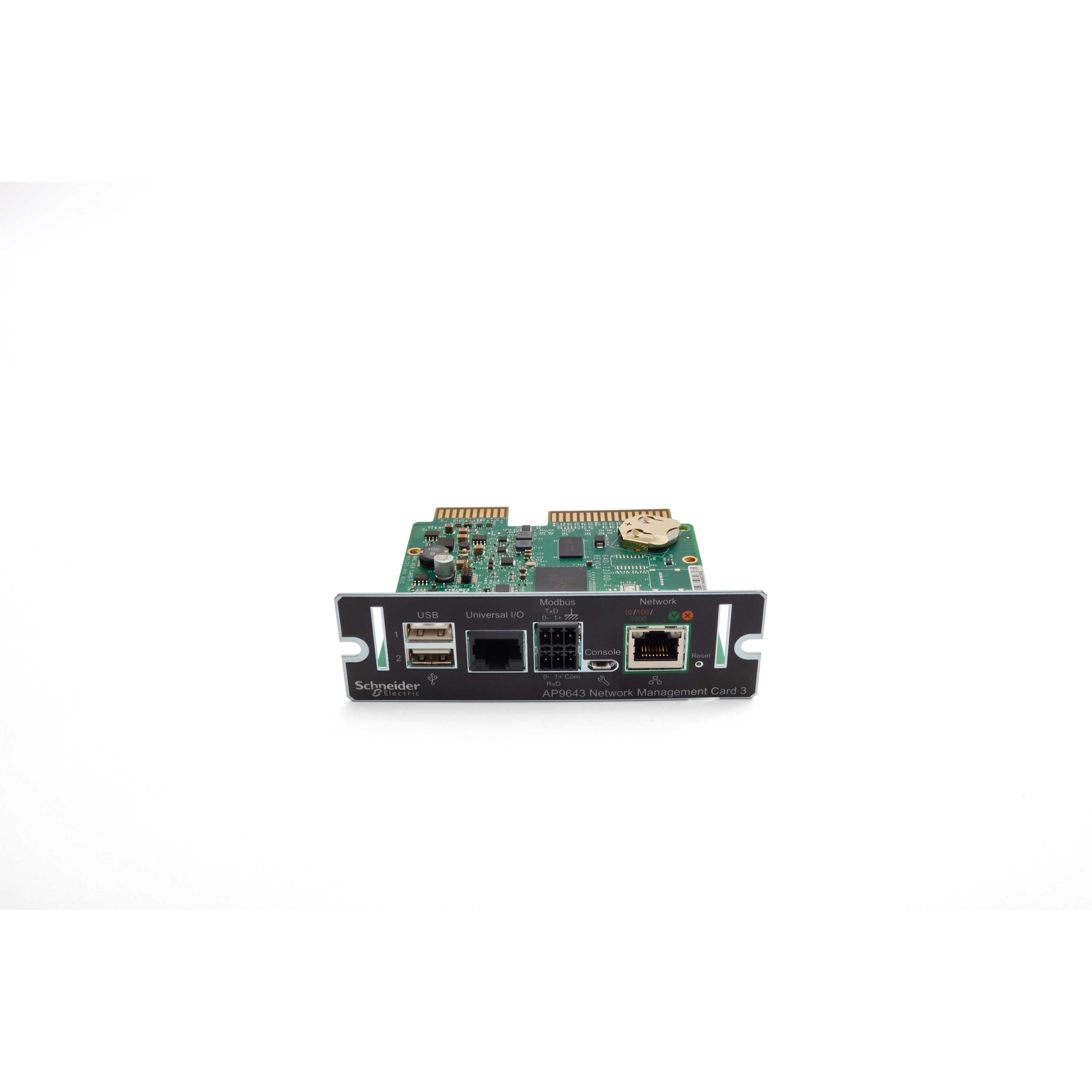 Schneider Electric - APC UPS Nettverkskort med miljøovervåking + Modbus med støtte for TCP/RTU