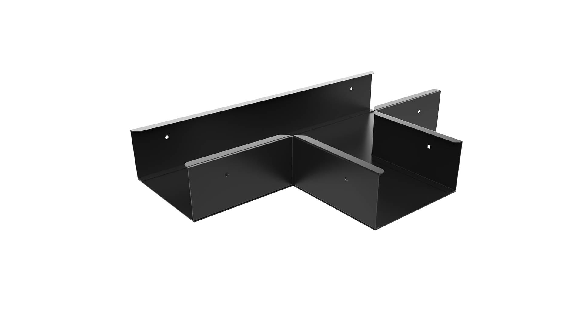 Elis Elektro AS - T-Avgrening 100mm bane Sort MP-428SV