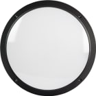Unilamp - Eden M IP65 Sort Tak/veggarmatur 9W/800lm