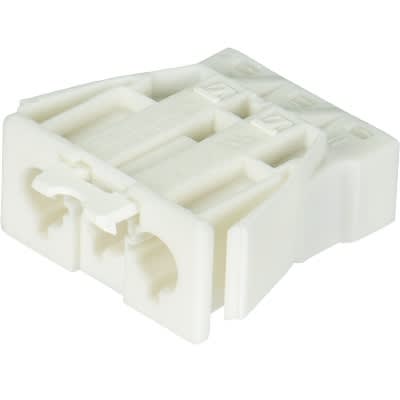 Wieland Electric GmbH - GST18i3 Chassis, Kontakt, Han, Fjærklemme, 1.5-2.5mm², Hvit