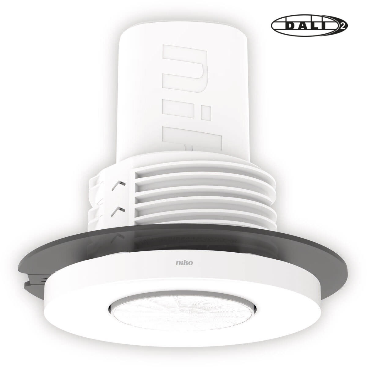 Function - Tilst.-sensor P48MR, DALI-2, master, 12-13m, for innfelling med SnapFit