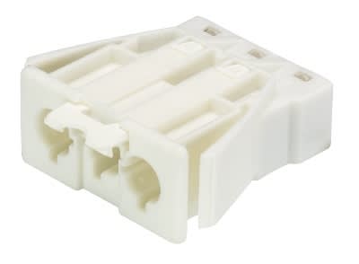 Wieland Electric GmbH - GST18i3 Chassis, Kontakt, Han, Fjærklemme, 0.5-1.5mm², Hvit