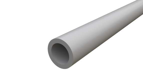 Melbye - FIBERRØR 8/10 MM GRÅ