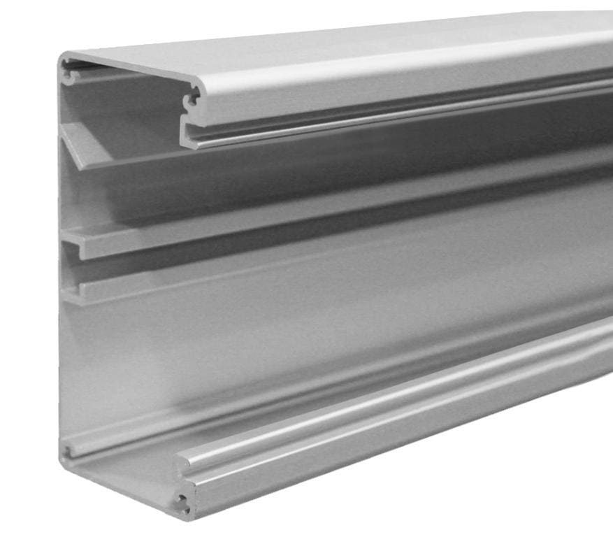 Maxeta - Aluminium underdel 98x50mm, eloksert