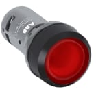 ABB Electrification - Lystrykknapp 1NO Rød 220V Ac/Dc Led