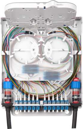 Melbye - Fiberboks Uni 12xSCD/LCQ IP20 2-48F