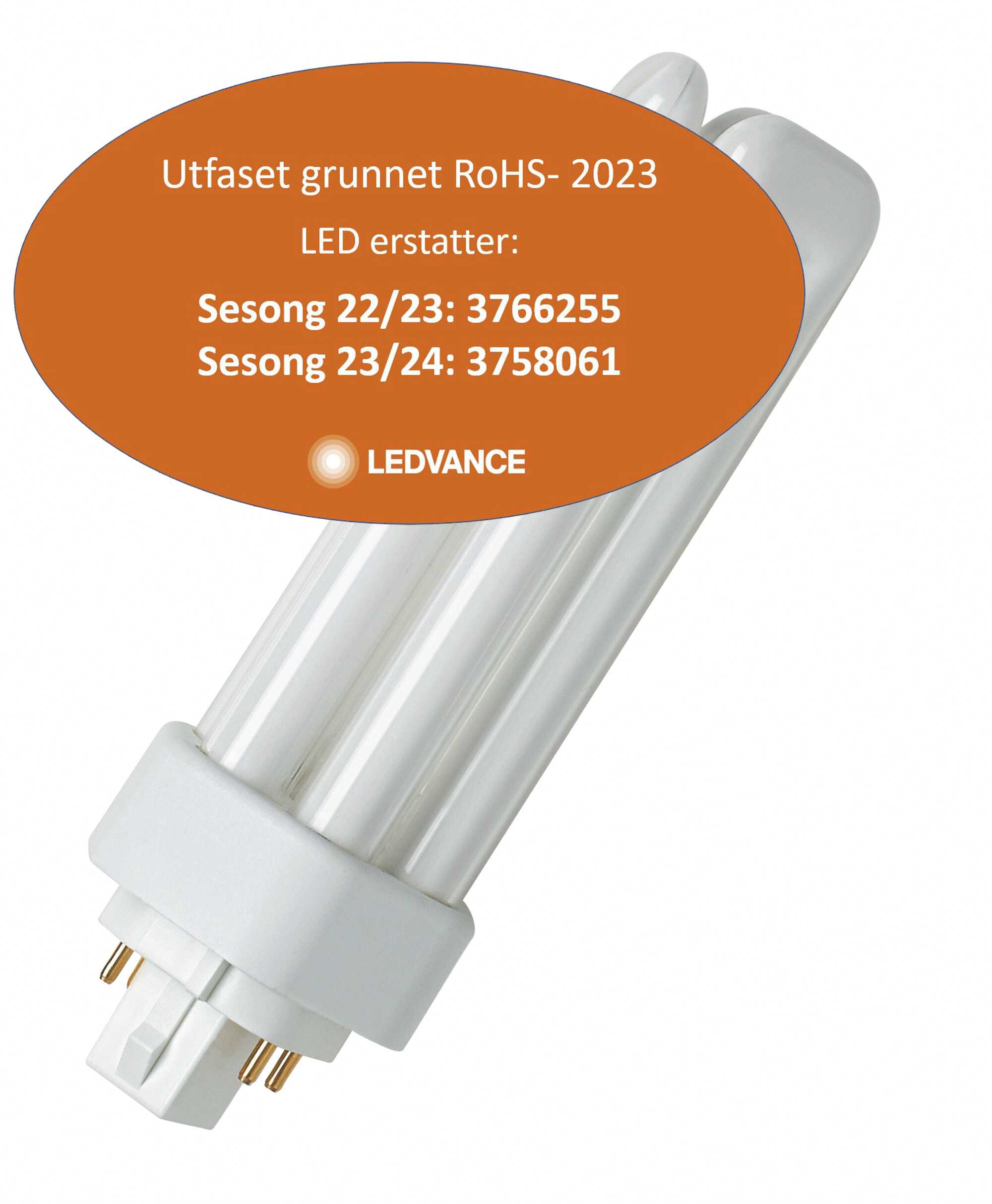 Osram - KOMPAKTLYSRØR DULUX T/E 32W/830 GX24Q-3 4PIN