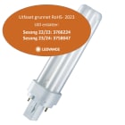 Osram - KOMPAKTLYSRØR DULUX D 18W/830 2PIN G24D-2