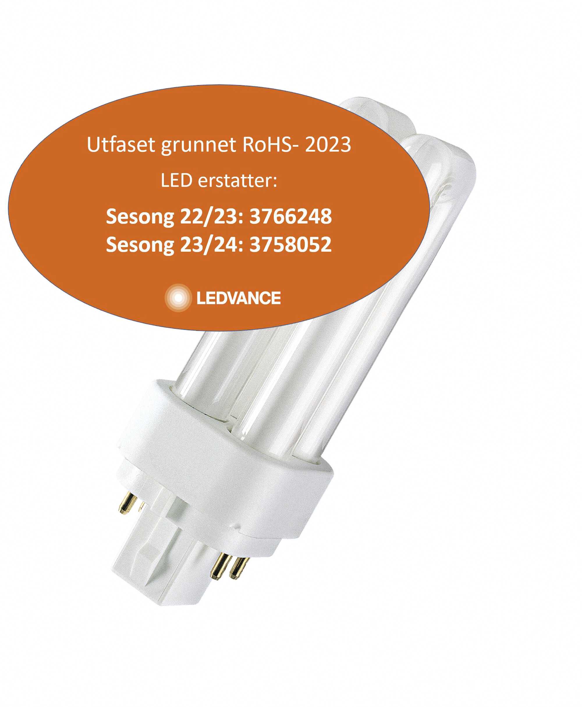 Osram - DULUX D/E 13W/840 4-PIN G24q-1