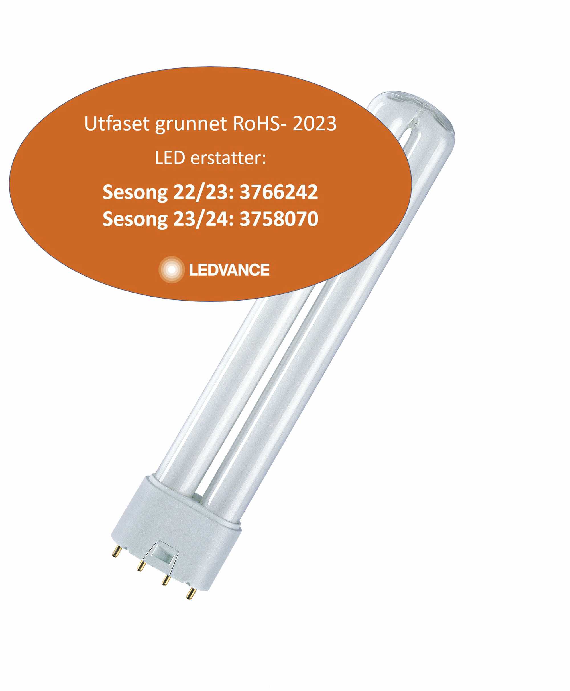 Osram - KOMPAKTLYSRØR DULUX L 36W/840 4PIN 2G11