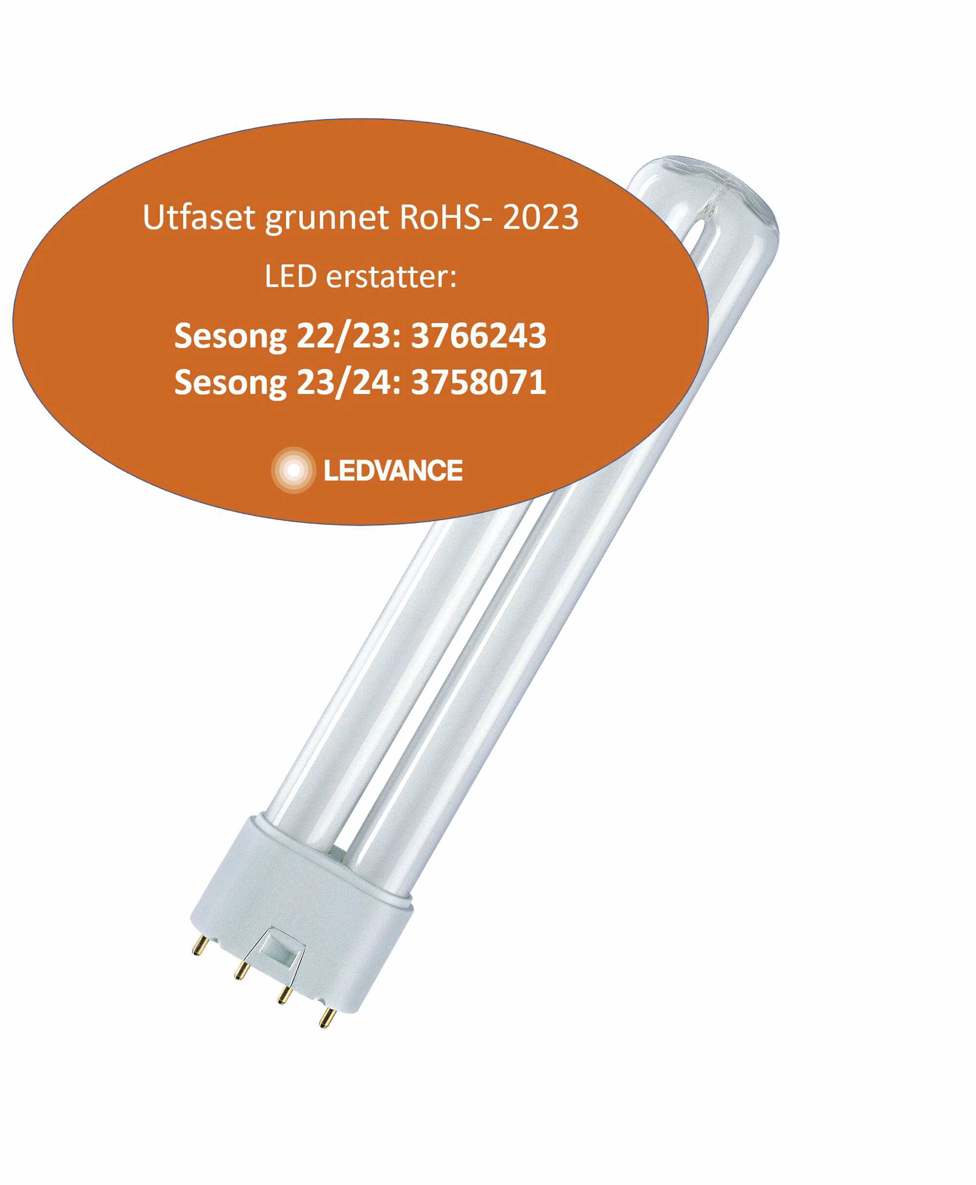 Osram - KOMPAKTLYSRØR DULUX L 55W/830 4PIN 2G11