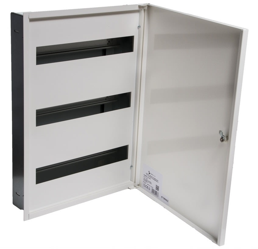 Stansefabrikken - Flexiboks, innfelt, 3 rad, 54 mod, 3"