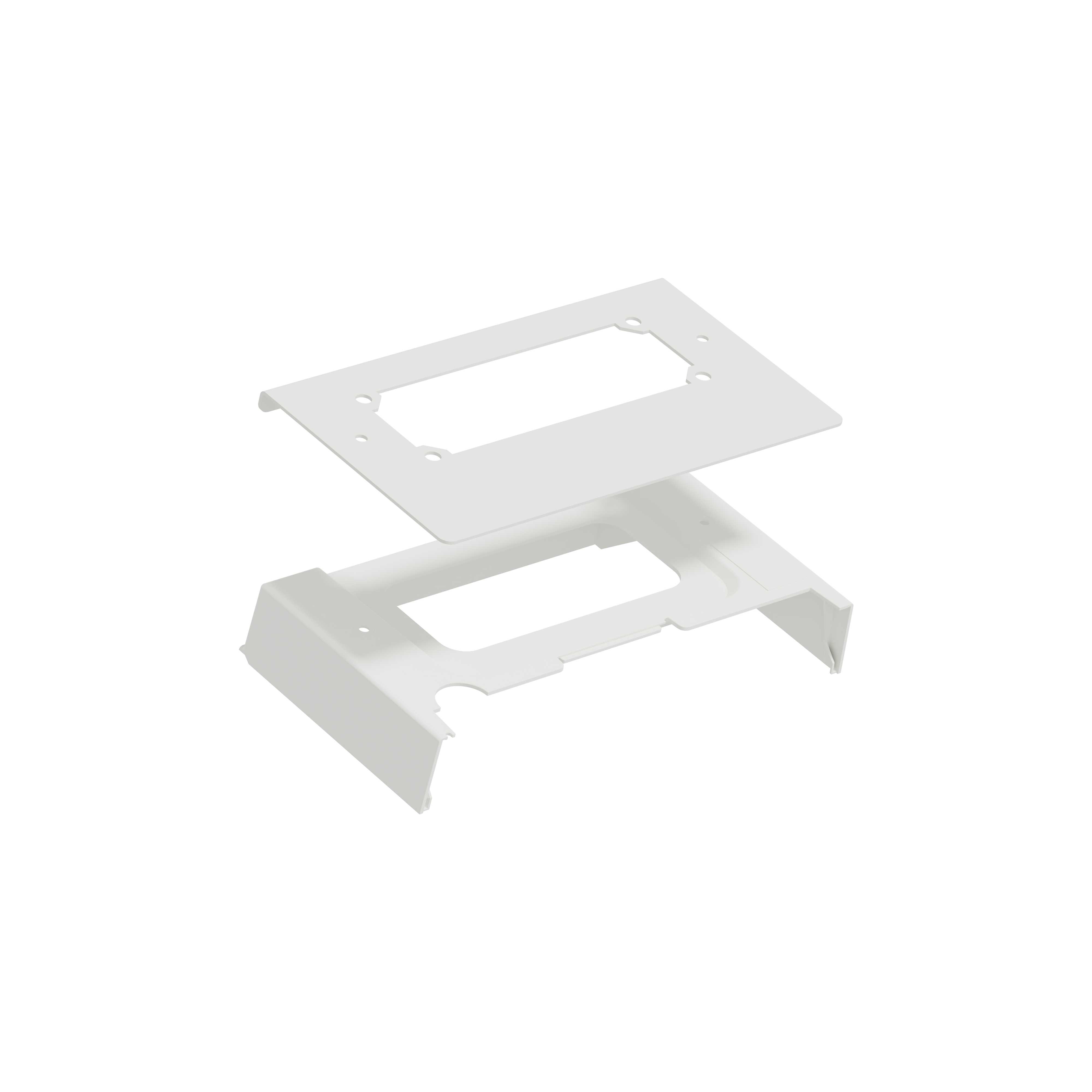 Schneider Electric - Flensplate-metall-med utsparing for FL21 flenser-bredde300mm-for PrismaSeT G-IP30-med grønn topp