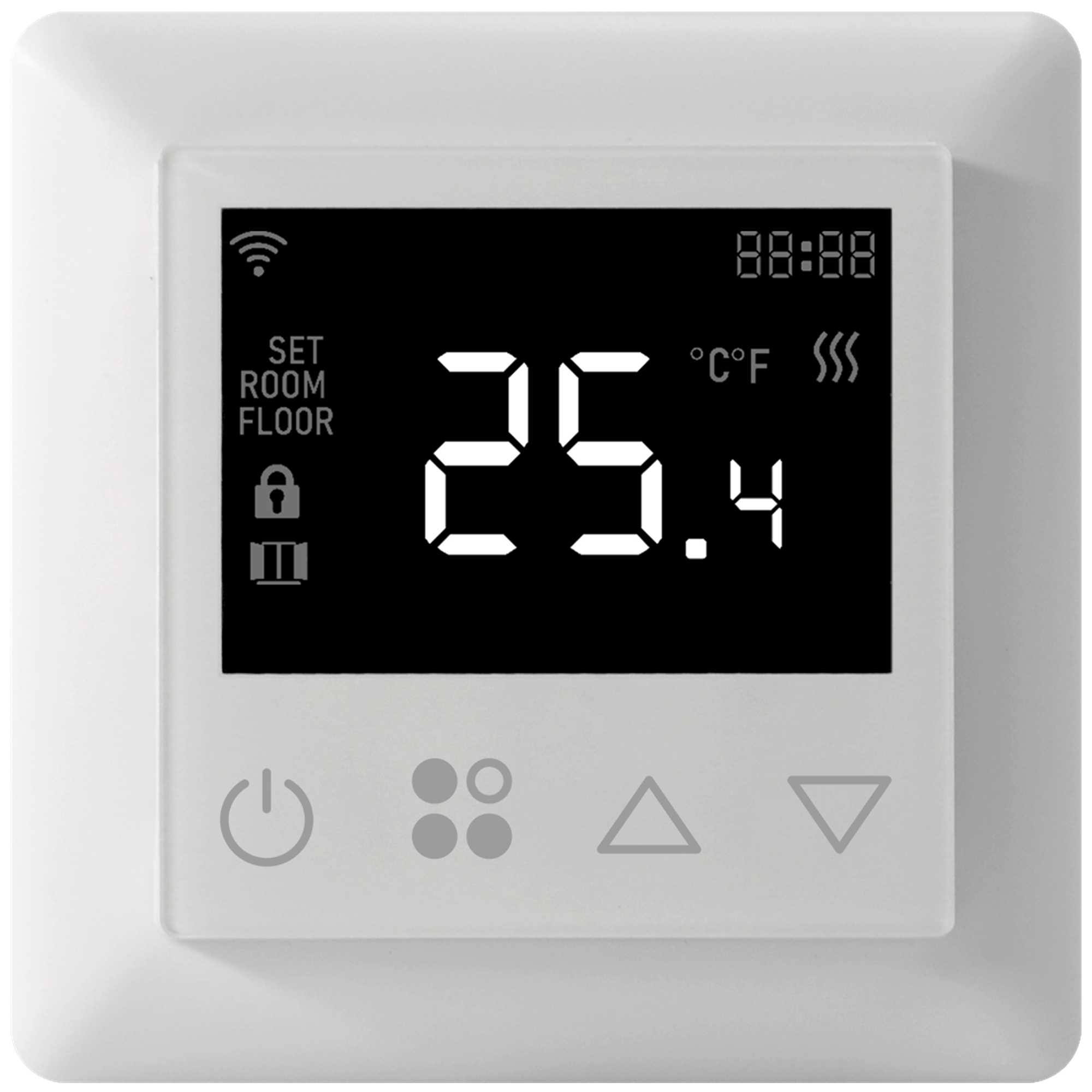 Heimgard Technologies AS - Smart Termostat 16A 1-polet Hvit V2