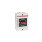 ABB Electrification - Sikkerhetsbryter, OTP16K3M, 3P, 400V, 16 A, 7.5kW, Plastkapsling kompakt, IP65, Sort vrih., 1NO