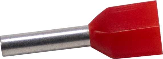 Melbye - Twin endehylse 1-8 1mm2 L8 PKT108