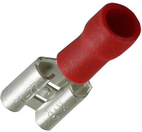 Melbye - Isolert flatstifthylse 0,5-1,5 4,8x0,8 RF-F408