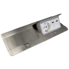 Legrand - Pop-Up Matt aluminium 8 moduler