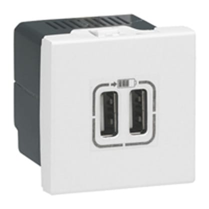 Legrand - Mosaic USB lader dobbel 5V 150