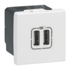 Legrand - Mosaic USB lader dobbel 5V 150