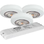 Unilamp - Unocob Slim 3 pack 2700K Hvit Komplett - erst. 3225587