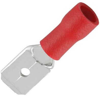 Melbye - Isolert flatstifthylse 0,5-1,5 6,35x0,8 RF-M608