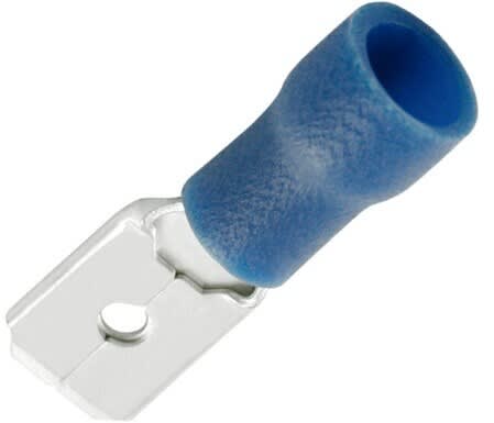 Melbye - Isolert flatstifthylse 1,5-2,5 6,35x0,8 BF-M608