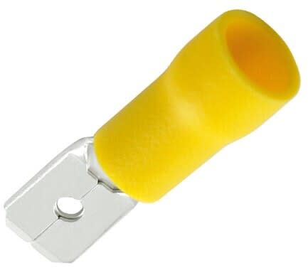 Melbye - Isolert flatstifthylse 4-6 6,35x0,8 GF-M608