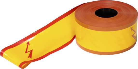 Melbye - Avsperringsbånd 250m Gult m/r GMRL250M