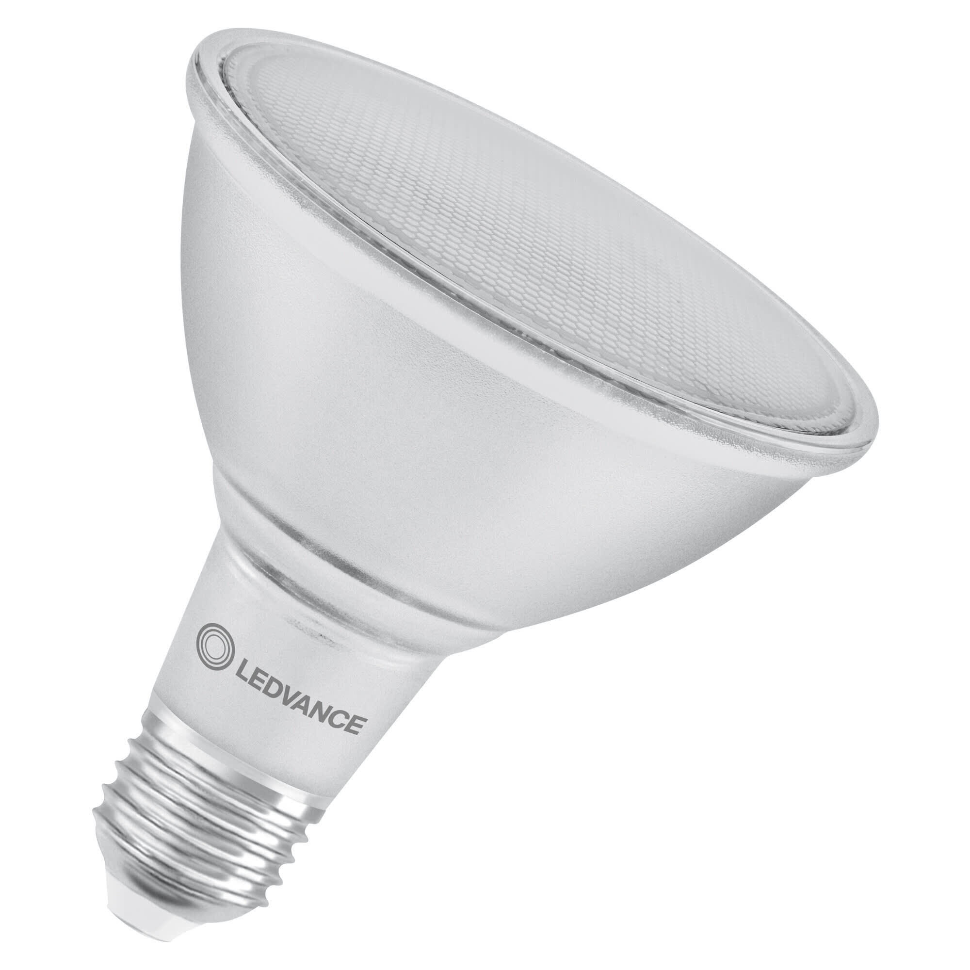 Ledvance - LED Spot PAR38 PFM E27 1035 lm, 2700 K, Ra≥90, vinkel 30 ° IP65  Dimbar  Klar 25000 T.