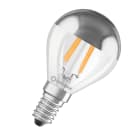 Ledvance - LED CL P Mirror Silver E14 350 lm, 4W, 2700 K, Ra≥80, vinkel 300 ° IP20 ikke dim Klar 15000 T.